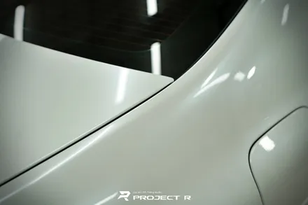 부천 벤츠 S클래스 S350d 전체랩핑, 비닐프로그 유광 화이트펄 재시공, 프로젝트알 / 부천 원미구 상동