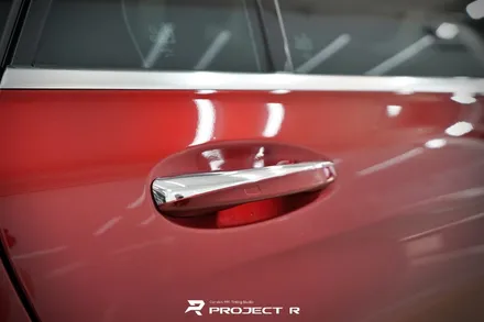 벤츠 GLC 300e 쿠페 전체 랩핑, 비닐프로그 고광택 루퍼스 레드, 부천랩핑 프로젝트알 / 부천 원미구 상동