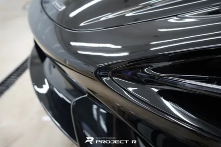 맥라렌 765LT 앞범퍼 사고, 울트라핏 블랙 PPF 재시공, 부천PPF 프로젝트알 / 부천 원미구 상동