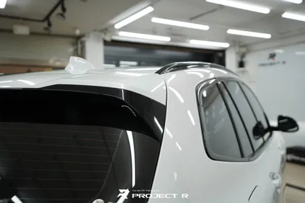 BMW iX3 전체 랩핑 비닐프로그 고광택 글로시 화이트 퍼플 시공 / 프로젝트알 / 부천 원미구 상동