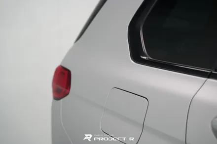 부천 랩핑, BMW X7 사고수리 후 부분 랩핑 재시공, 에이버리 사틴 실버메탈릭 / 부천 원미구 상동