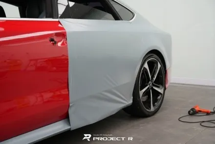아우디 RS7 전체랩핑 3M2080 배틀쉽그레이, 부천 약대동 자동차랩핑 프로젝트알 / 부천 원미구 상동