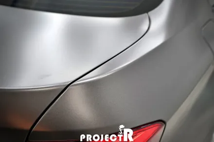 BMW 5시리즈 528i 에이버리 사틴그레이 전체 랩핑, 부천 자동차 래핑 전문 프로젝트R / 부천 원미구 상동