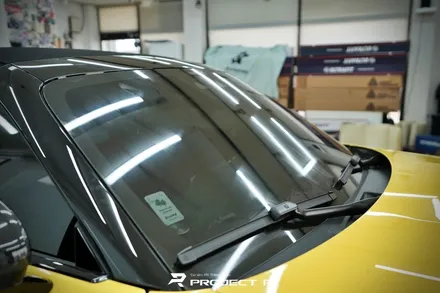 벤츠 SL63 AMG 스텍 윈드쉴드, UPPF 전체 PPF 및 카본PPF, 부천 프로젝트알 / 부천 원미구 상동