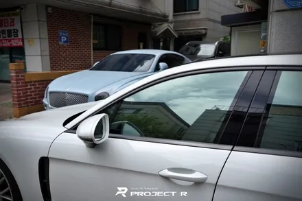 포르쉐 파나메라 펠트지 및 글라스틴트 선셋 열차단 썬팅, 헤드라이트 스모그 PPF, 부천 상동 프로젝트알 / 부천 원미구 상동