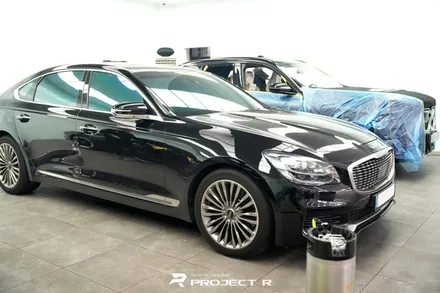 기아 K9 3M 실버 브러쉬 실내랩핑, 부천 자동차랩핑 전문 프로젝트알 / 부천 원미구 상동