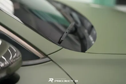 기아 스팅어 전체 랩핑, 3M 2080 매트 밀리터리 그린 시공, 부천 자동차래핑 프로젝트알 / 부천 원미구 상동
