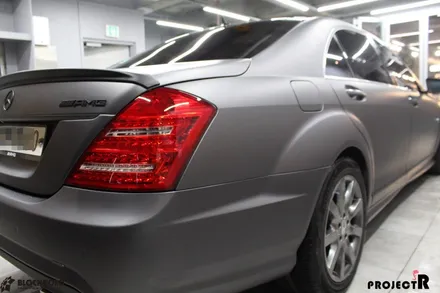 부천랩핑전문점 벤츠 w221 S500 3m-1080 m261 무광 그레이 전체랩핑후기 / 부천 원미구 상동