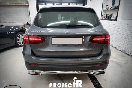 벤츠 GLC 220d 에이버리 유광 화이트 전체 랩핑, 인천 자동차 래핑 전문점 프로젝트R / 부천 원미구 상동