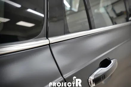 볼보 XC90 에이버리 사틴블랙 전체 랩핑, 부천 프로젝트알 / 부천 원미구 상동