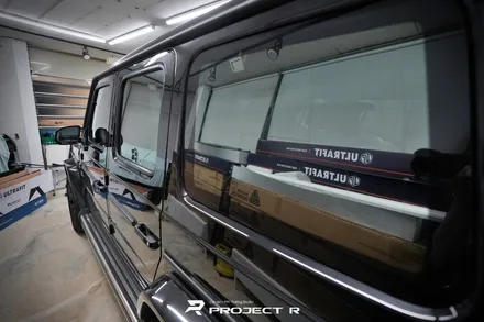 벤츠 G63 AMG 지바겐 열차단 썬팅, 글라스틴트 선셋 재시공, 부천 상동 프로젝트알 / 부천 원미구 상동