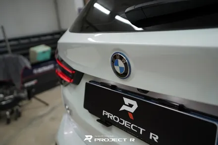 BMW iX3 전체 랩핑 비닐프로그 고광택 글로시 화이트 퍼플 시공 / 프로젝트알 / 부천 원미구 상동