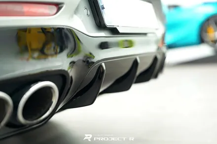 벤츠 AMG GT43 앞범퍼 및 리어 디퓨저 울트라핏 PPF 재시공, 부천 수입차PPF 전문 프로젝트알 / 부천 원미구 상동