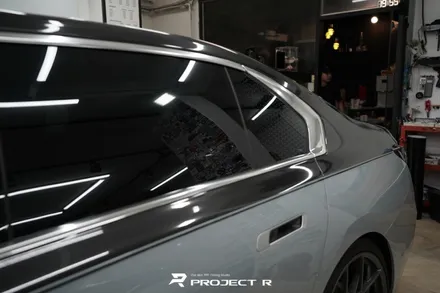부천 BMW 7시리즈 740i 듀오톤 랩핑, 상단 울트라핏 카본 PPF 시공, 프로젝트알 / 부천 원미구 상동