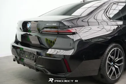BMW i7 신차패키지 글라스틴트 슈어X 열차단 썬팅 및 크롬죽이기 생활보호PPF, 부천 프로젝트알 / 부천 원미구 상동