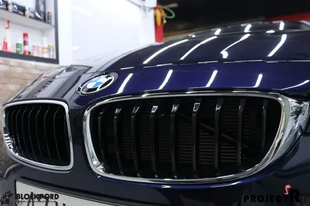 부천랩핑 잘하는곳! BMW 420d 그릴 블랙유광 랩핑 시공기~ / 부천 원미구 상동