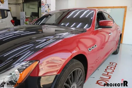 전체랩핑 후 지겹다면 랩핑제거로 원상복귀 마세라티콰트로포르테 부천랩핑시공하다 / 부천 원미구 상동