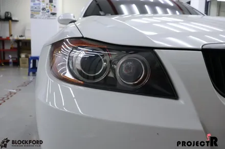 bmw 3시리즈 오라칼 라이트필름 부천랩핑샵 프로젝트알에서 시공하다 / 부천 원미구 상동