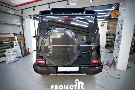 벤츠 G63 AMG 전체 랩핑, 지바겐 사틴 화이트펄 자동차 래핑 시공기 by 인천 프로젝트R / 부천 원미구 상동