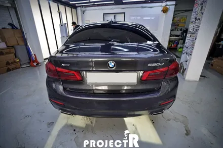 BMW 5시리즈 520d 전체랩핑 에이버리 다이아몬드 화이트 시공기 by 인천랩핑 프로젝트R / 부천 원미구 상동