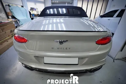 벤틀리 컨티넨탈 GTC 전체 랩핑, 에이버리 유광블랙 자동차 래핑 시공기 by 부천 프로젝트알 / 부천 원미구 상동
