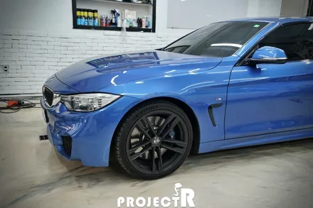 BMW M4 컨버터블 에이버리 락그레이 전체 랩핑, 인천 자동차 래핑 전문점 프로젝트알 / 부천 원미구 상동