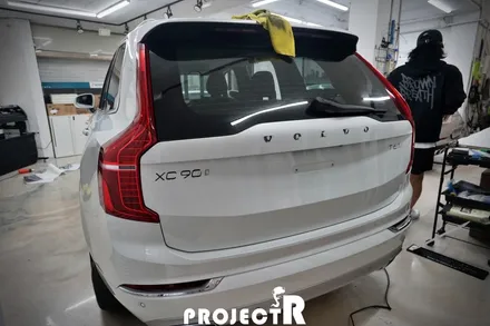 볼보 XC90 에이버리 사틴블랙 전체 랩핑, 부천 프로젝트알 / 부천 원미구 상동