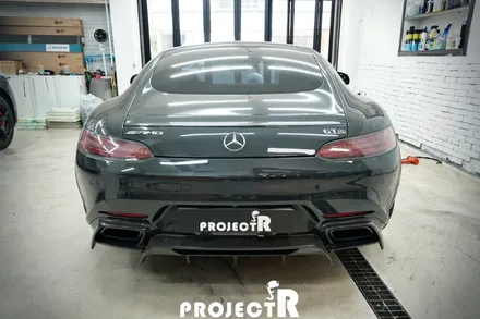 벤츠 AMG GT 3M 썬플라워 전체 랩핑, 인천 부평 자동차 래핑 전문 프로젝트알 / 부천 원미구 상동
