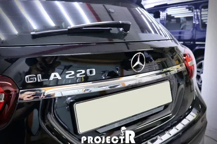 벤츠 GLA 220 크롬 죽이기, 크롬딜리트 부분 포인트 랩핑 in 부천랩핑 프로젝트알 / 부천 원미구 상동