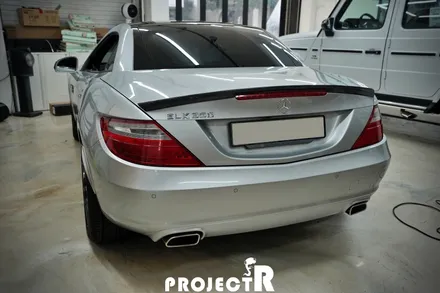 벤츠 SLK 350 전체 랩핑, 에이버리 사틴 바솔트 메탈릭  시공 in 부천 프로젝트알 / 부천 원미구 상동
