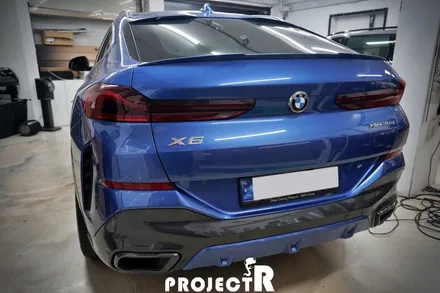 BMW X6 에이버리 사틴 화이트펄 전체 랩핑, 크롬죽이기 / 부천랩핑 프로젝트알 / 부천 원미구 상동