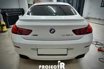 BMW 6시리즈 640d 에이버리 사틴 바솔트 메탈릭 전체 랩핑 시공 in 부천랩핑 프로젝트알 / 부천 원미구 상동