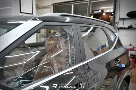 기아 스토닉 전체 랩핑, 에이버리 무광 블랙 자동차 랩핑 시공 후기 / 부천 프로젝트R / 부천 원미구 상동