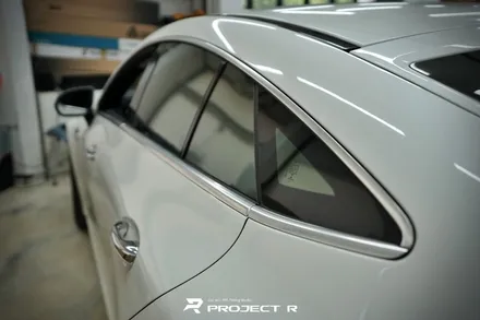 벤츠 AMG GT43 루프스킨 크롬죽이기 부분 포인트 랩핑, 부천 자동차랩핑 전문 프로젝트R / 부천 원미구 상동
