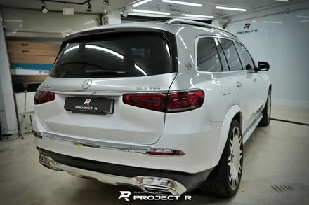 벤츠 마이바흐 GLS600 듀오톤 투톤랩핑, 상단 3M2080 유광블랙 시공, 부천랩핑 프로젝트알 / 부천 원미구 상동
