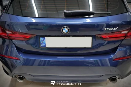 부천랩핑 BMW 118d 비닐프로그 매트블랙 전체 시공, 프로젝트알 / 부천 원미구 상동