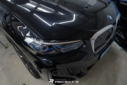 BMW iX3 전체 랩핑 비닐프로그 고광택 글로시 화이트 퍼플 시공 / 프로젝트알 / 부천 원미구 상동