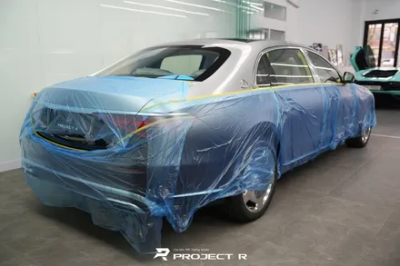 벤츠 S580 마이바흐 S680 컨버전 그릴 교체, 글라스틴트 카모 썬팅, 실내PPF / 부천 프로젝트알 / 부천 원미구 상동