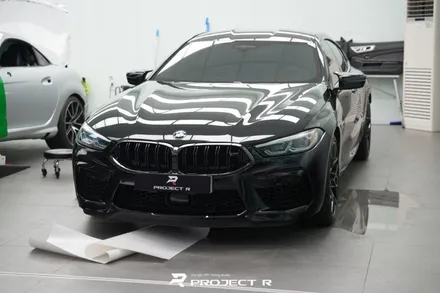 BMW M8 울트라핏 XP크리스탈 전체PPF, 카본PPF 시공, 부천 프로젝트알 / 부천 원미구 상동