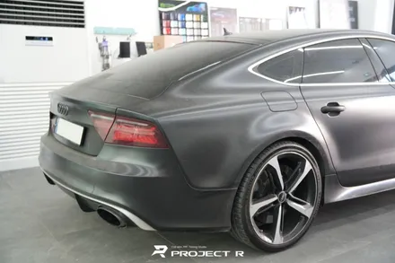아우디 RS7 전체랩핑 3M2080 배틀쉽그레이, 부천 약대동 자동차랩핑 프로젝트알 / 부천 원미구 상동