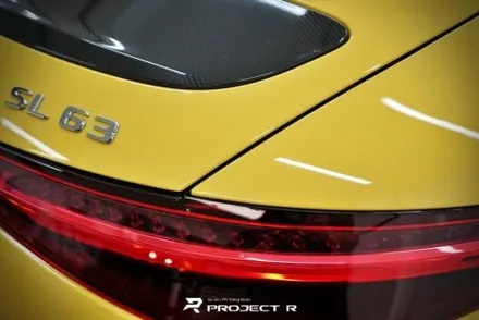 벤츠 SL63 AMG 스텍 윈드쉴드, UPPF 전체 PPF 및 카본PPF, 부천 프로젝트알 / 부천 원미구 상동