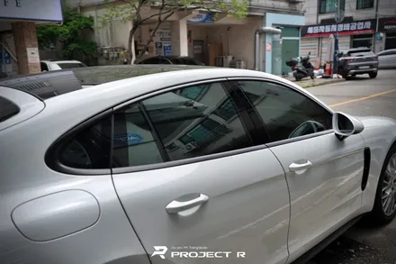 포르쉐 파나메라 펠트지 및 글라스틴트 선셋 열차단 썬팅, 헤드라이트 스모그 PPF, 부천 상동 프로젝트알 / 부천 원미구 상동