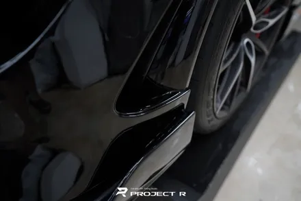맥라렌 765LT 앞범퍼 사고, 울트라핏 블랙 PPF 재시공, 부천PPF 프로젝트알 / 부천 원미구 상동