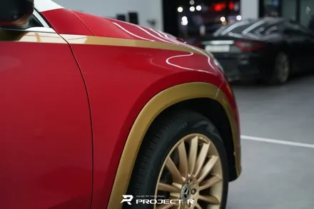 벤츠 GLE 400e 부천 랩핑 전문점에서 아이언맨 컵셉 전체 랩핑 시공 / 부천 원미구 상동