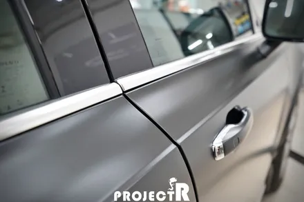 볼보 XC90 에이버리 사틴블랙 전체 랩핑, 부천 프로젝트알 / 부천 원미구 상동