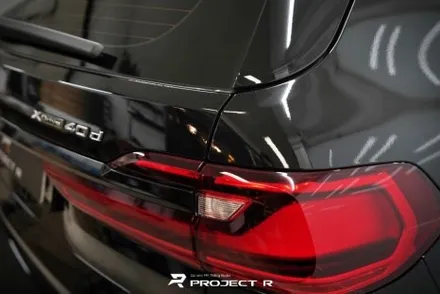 BMW X7 유광블랙 전체랩핑, 크롬죽이기 포인트 랩핑, 부천 프로젝트알 / 부천 원미구 상동
