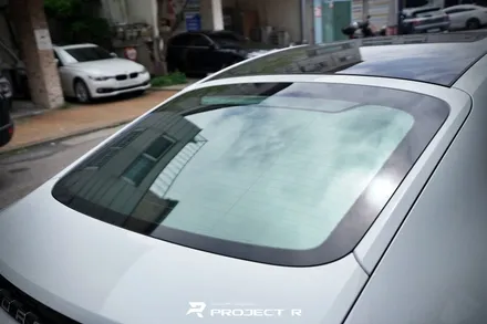 포르쉐 파나메라 펠트지 및 글라스틴트 선셋 열차단 썬팅, 헤드라이트 스모그 PPF, 부천 상동 프로젝트알 / 부천 원미구 상동