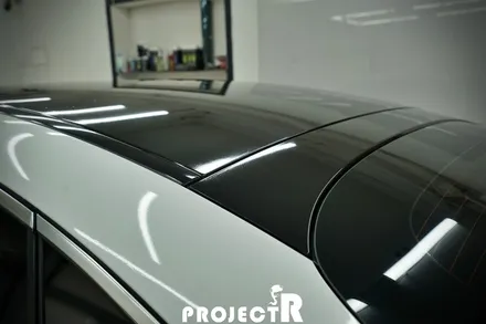 벤츠 GLC 220d 에이버리 유광 화이트 전체 랩핑, 부천 상동 자동차래핑 프로젝트R / 부천 원미구 상동