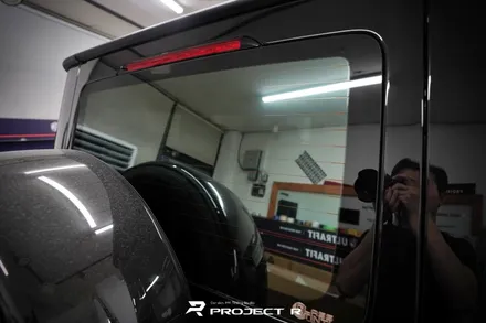 벤츠 G63 AMG 지바겐 열차단 썬팅, 글라스틴트 선셋 재시공, 부천 상동 프로젝트알 / 부천 원미구 상동