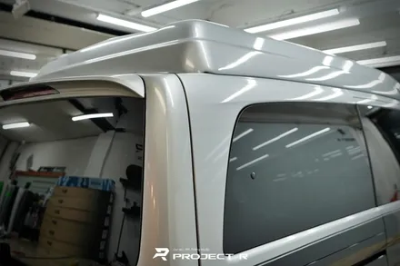 벤츠 V클래스 유광 실버 메탈릭 투톤 랩핑, 울트라핏 앞범퍼 생활보호 PPF 시공, 부천 상동 프로젝트알 / 부천 원미구 상동